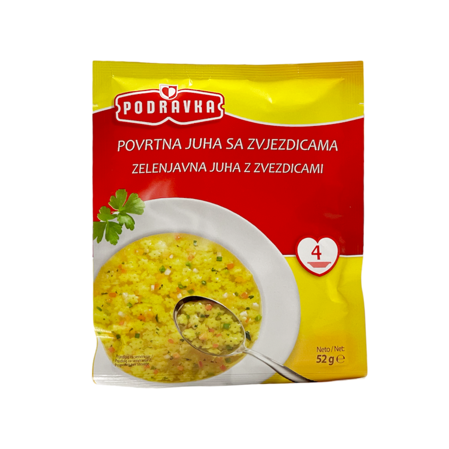 Podravka Vegetable Soup with Starshaped Noodles