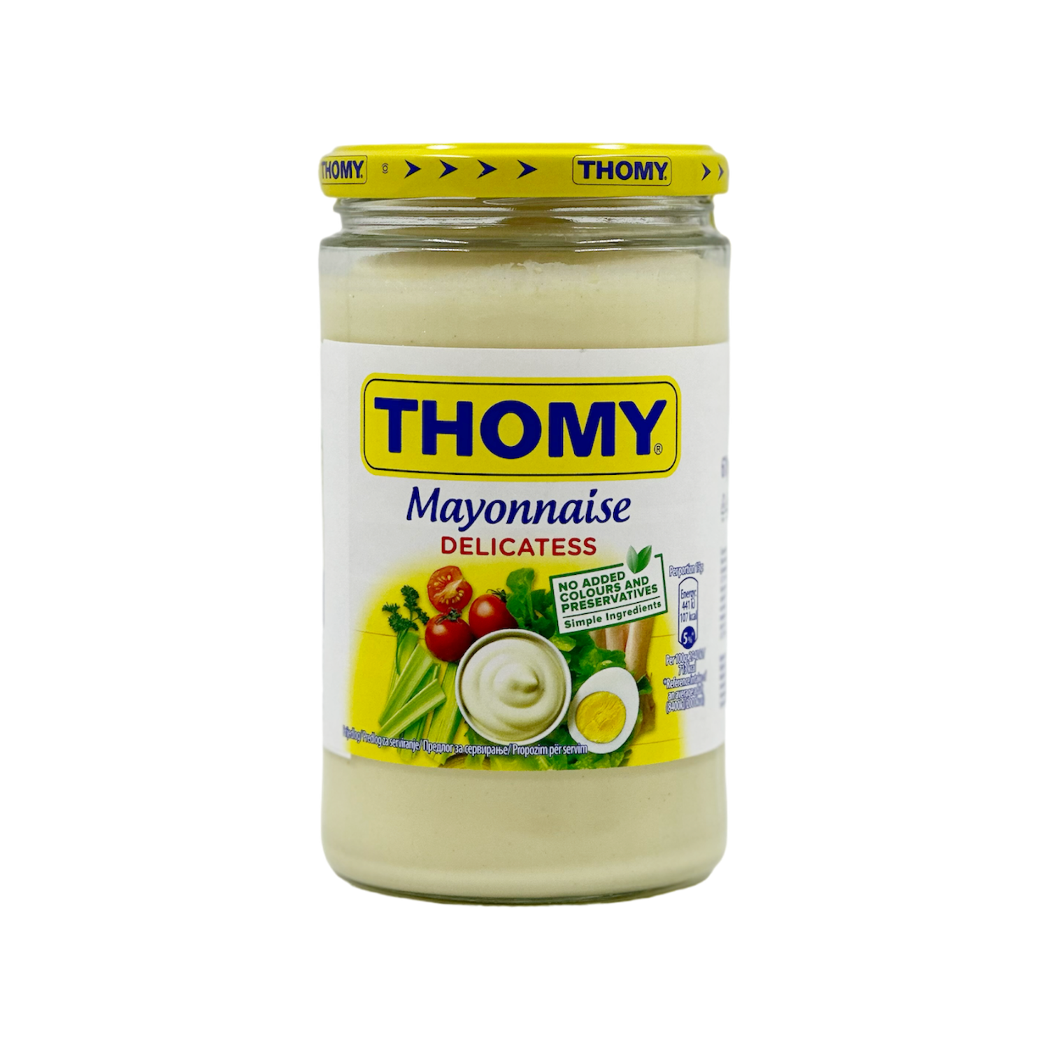 Thomy Mayonnaise Glass Jar