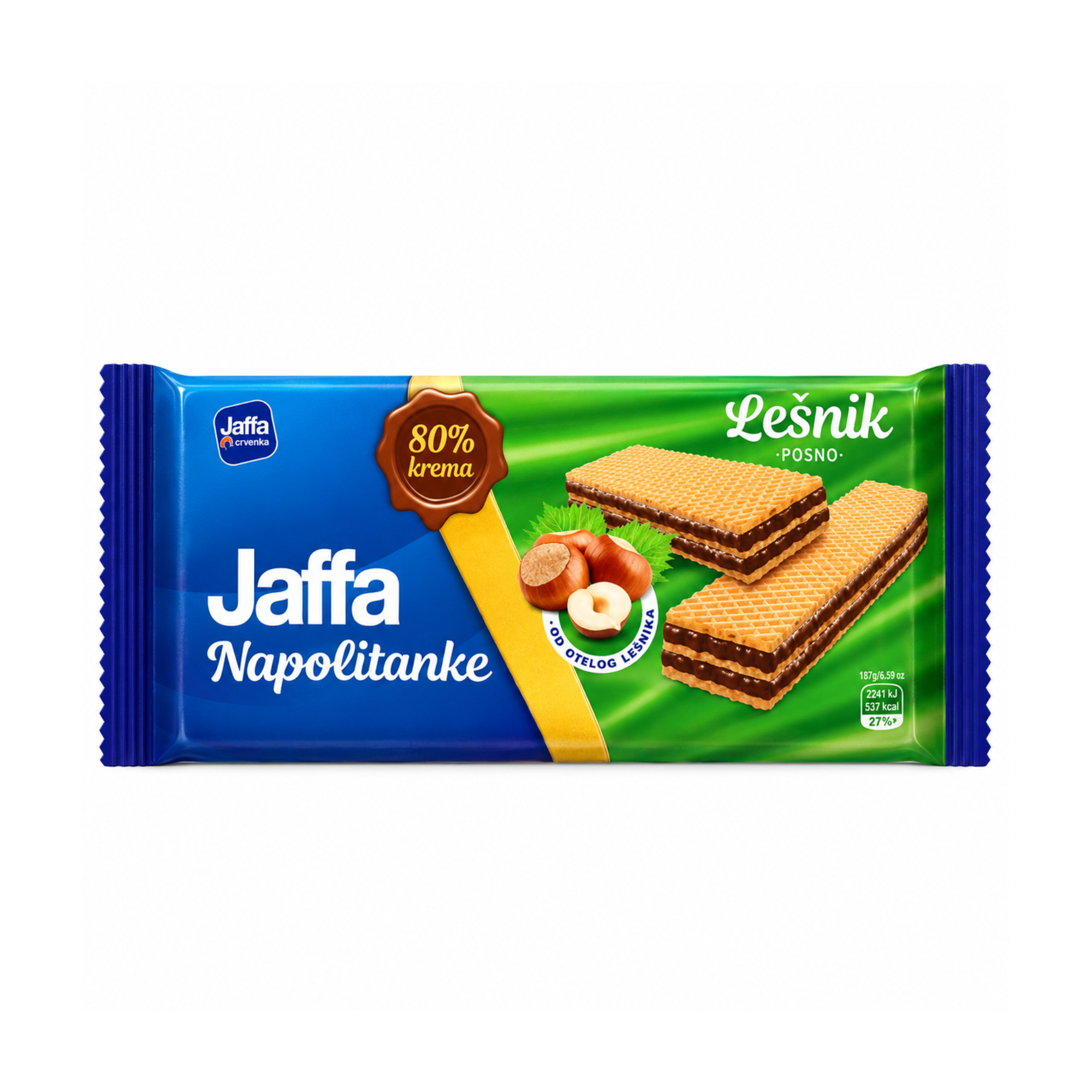 Jaffa Napolitanke Hazelnut