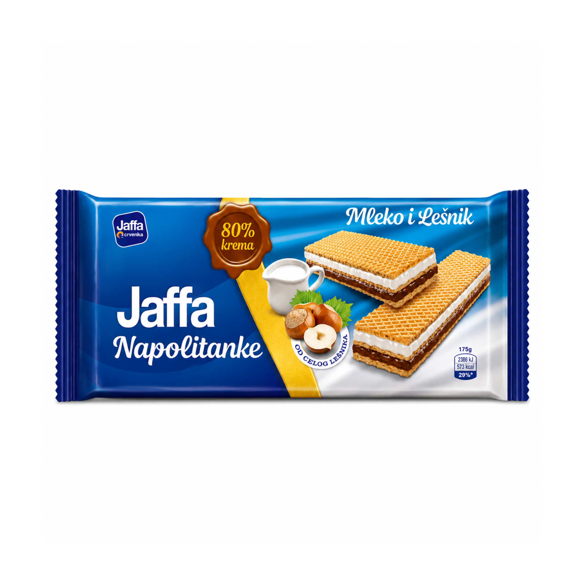 Jaffa Napolitanke  Milk & Hazelnut