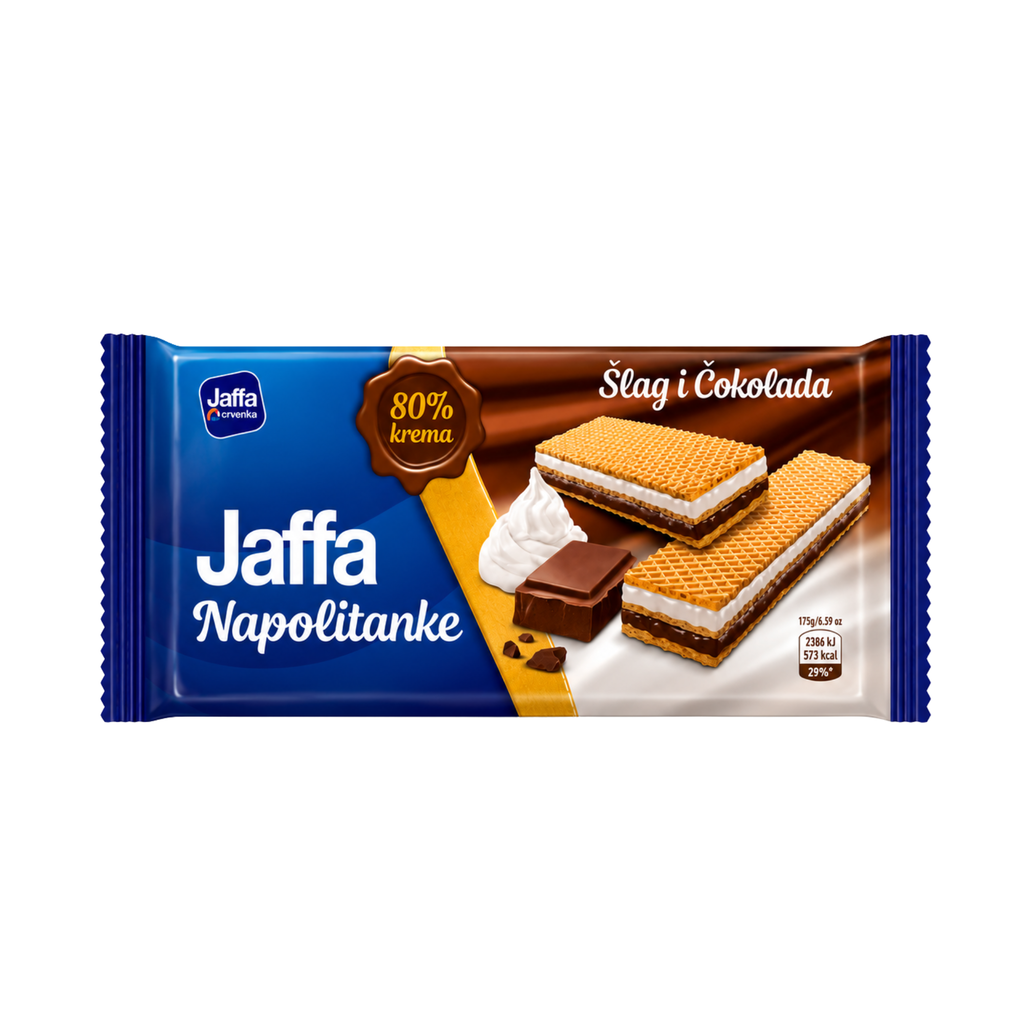 Jaffa Napolitanke Whipped Cream & Chocolate