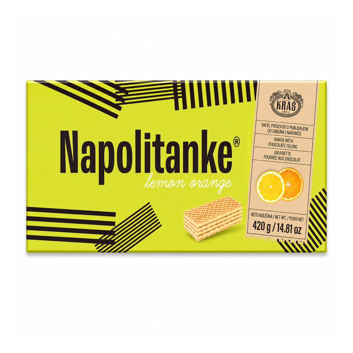 Kras Napolitanke Lemon Orange Block