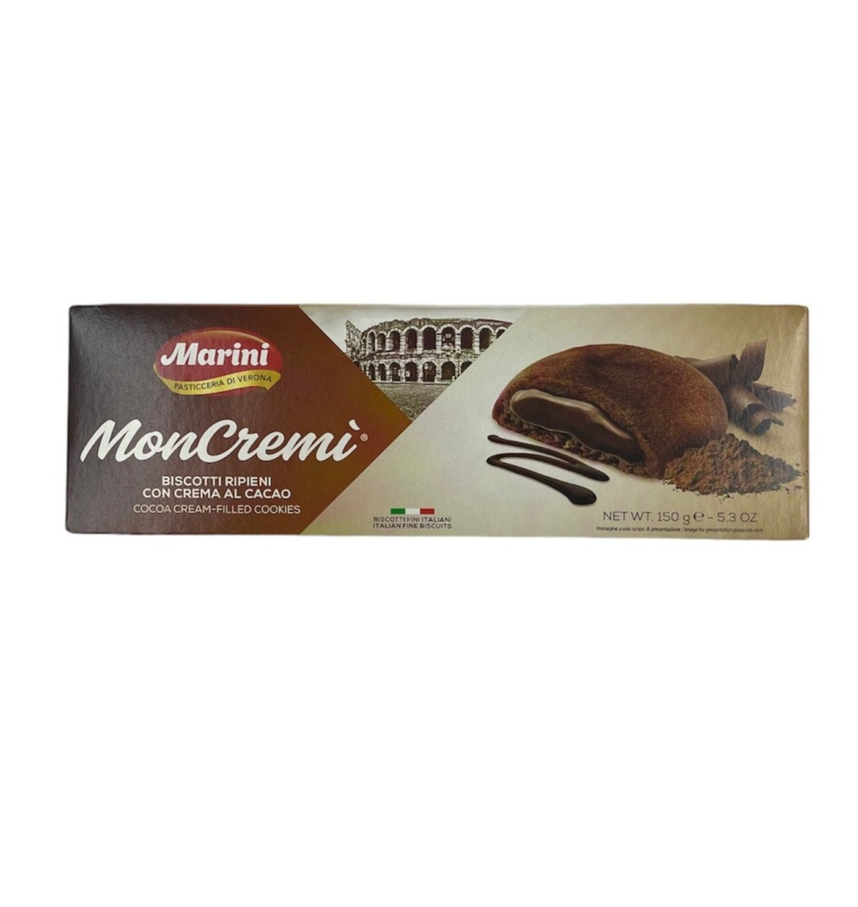 MARINI Moncremi Filled Biscuits Hazelnut Cream