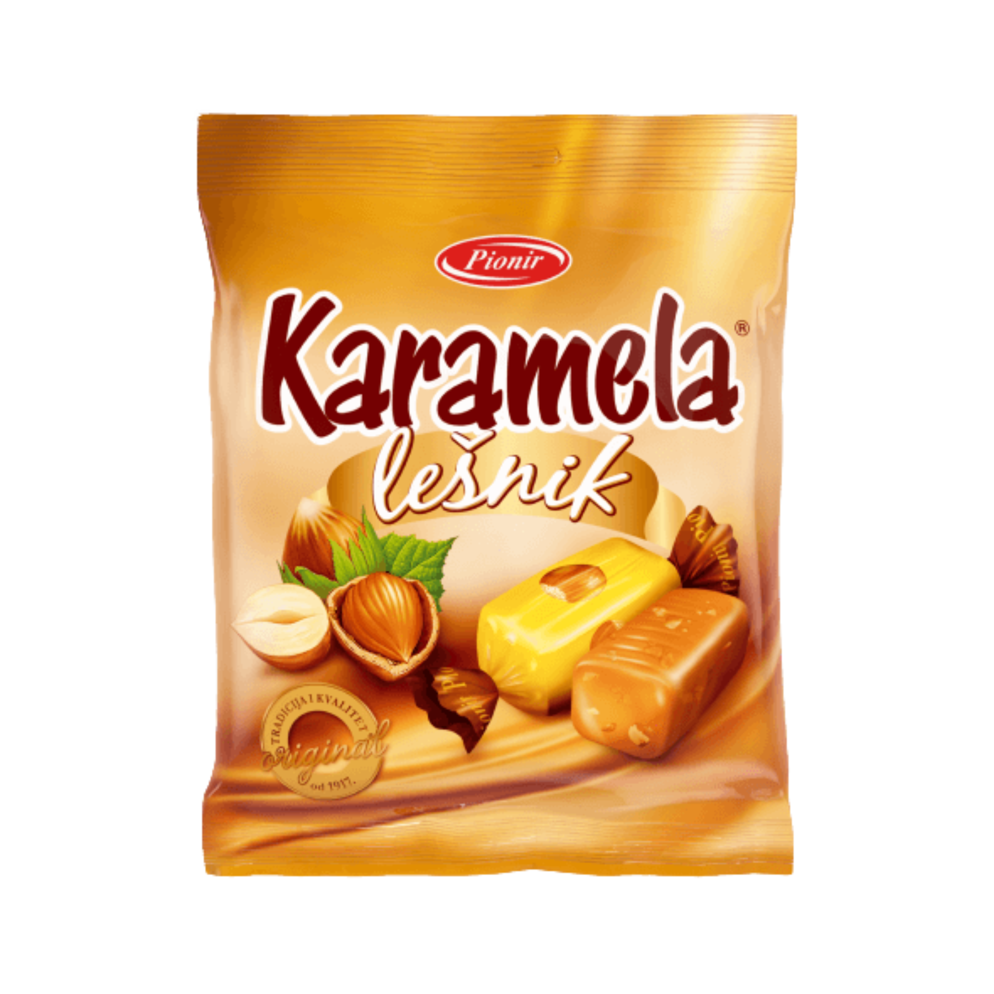 Pionir Hazelnut Caramel Candy
