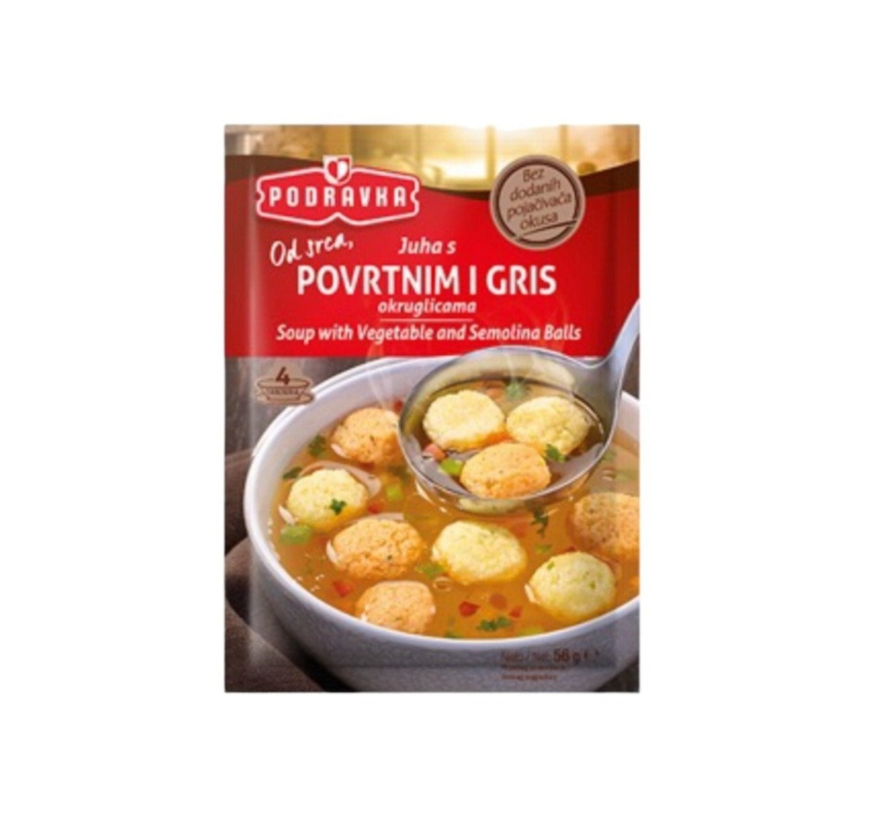 Podravka Vegetable Soup with Semolina Dumplings