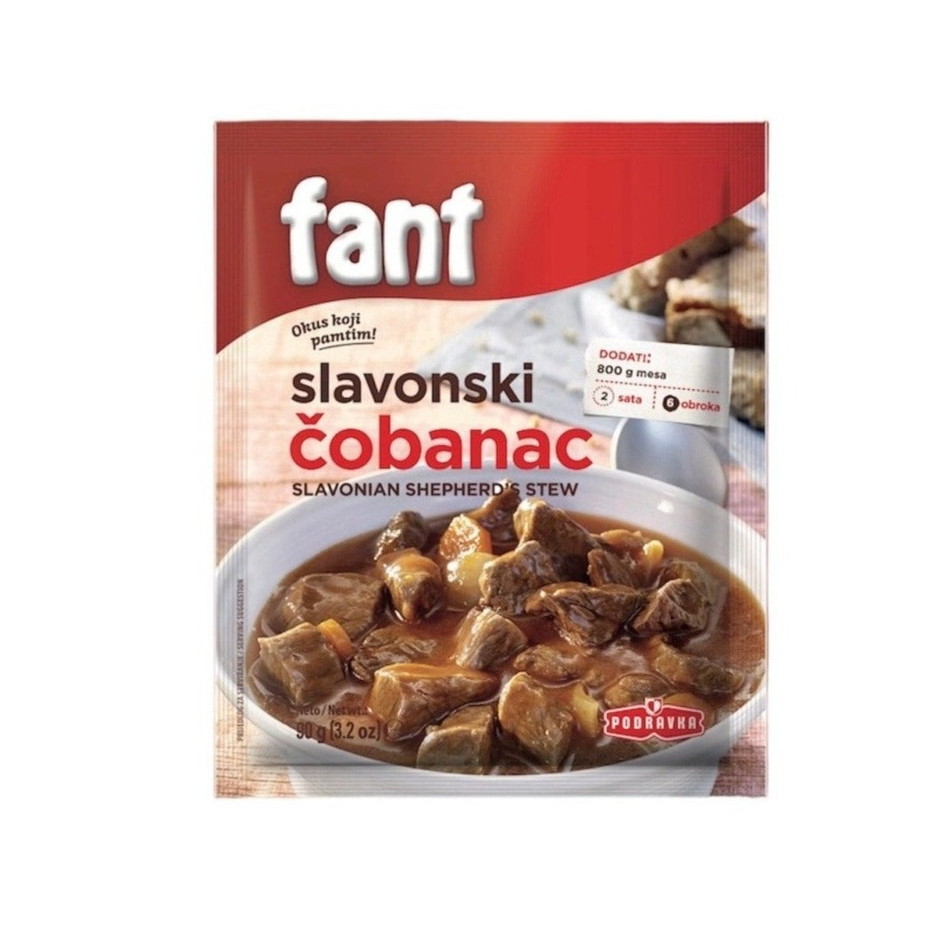 Podravka Fant Seasoning Mix for Slavonian Shepherd's Stew